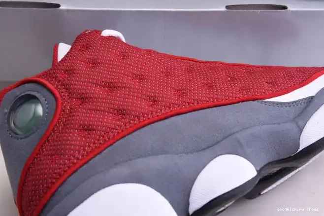 Gym Jordan Flint Red Air Retro 414571-600 13 Grey 0406